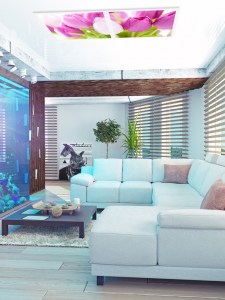 led panel na srop 600 x 600 s logom kazetove svietidlo 5